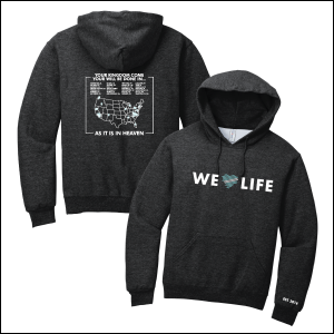 We Love Life - 10 Year Anniversary Hoodie