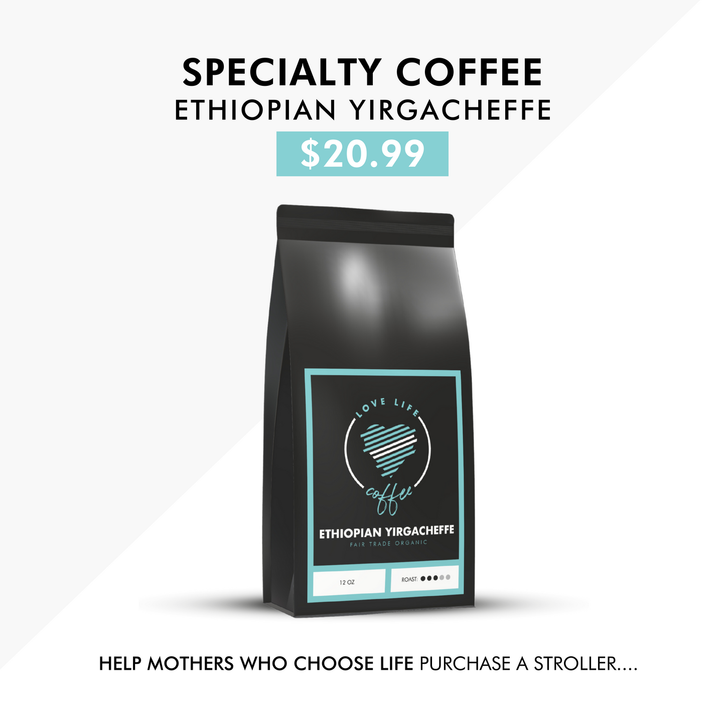 Ethiopian Yirgacheffe (Love Life Coffee) Fair Trade and Organic