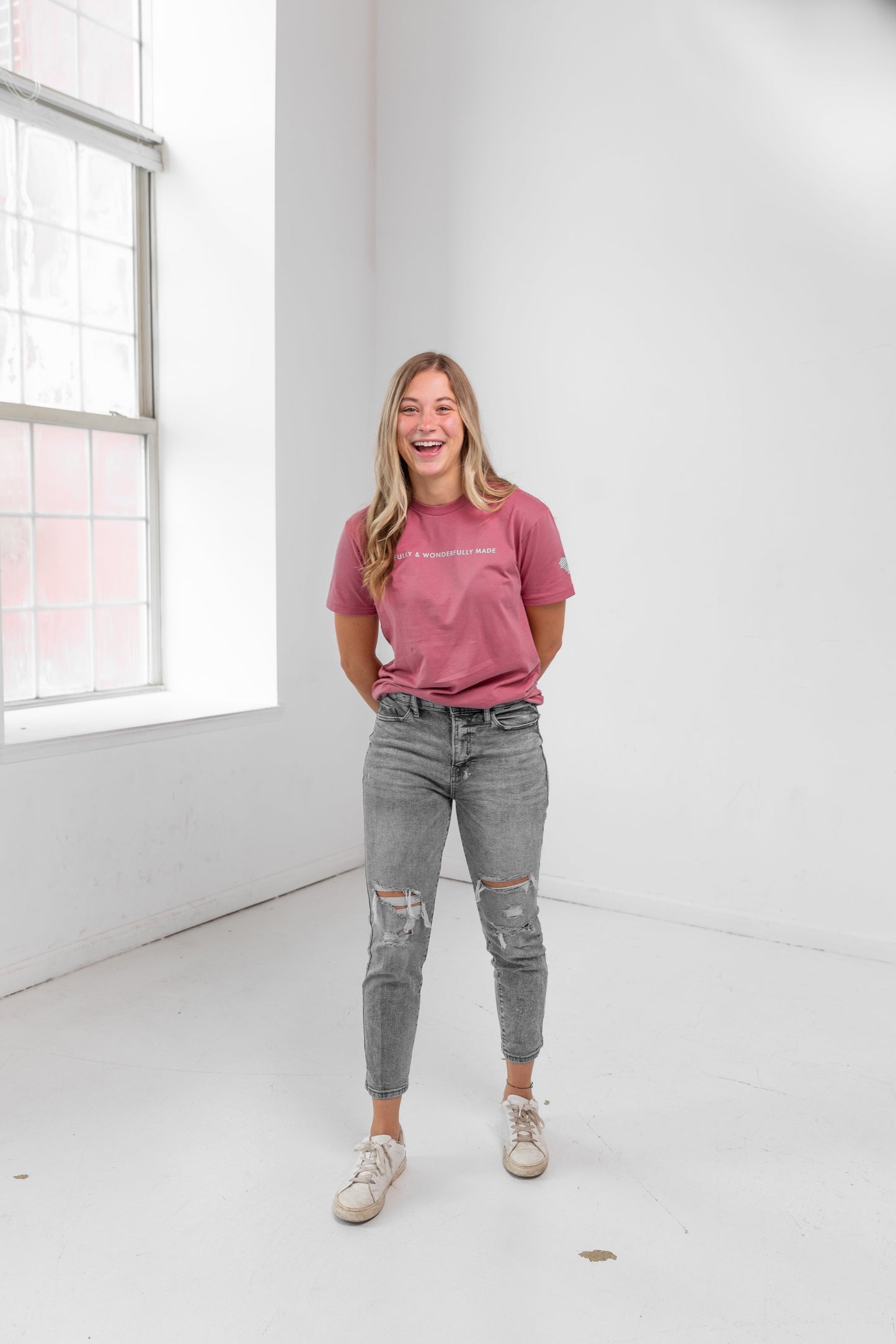 Pink Fearfully and Wonderfully Made Shirt
