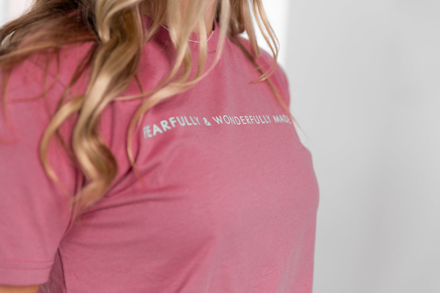 Pink Fearfully and Wonderfully Made Shirt